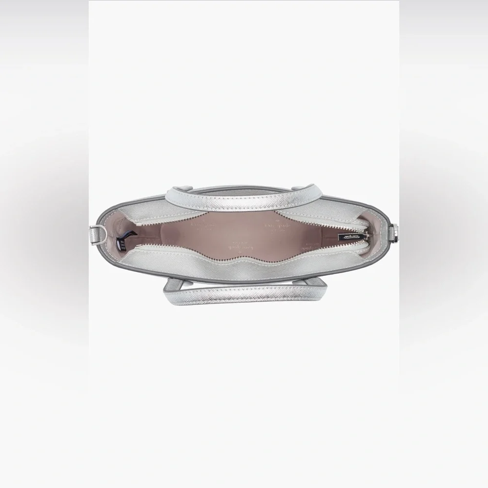 NWT Kate Spade New York glimmer leather satchel - Picture 5 of 16